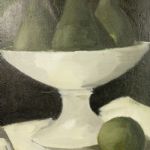 867 4009 Oljemålning 